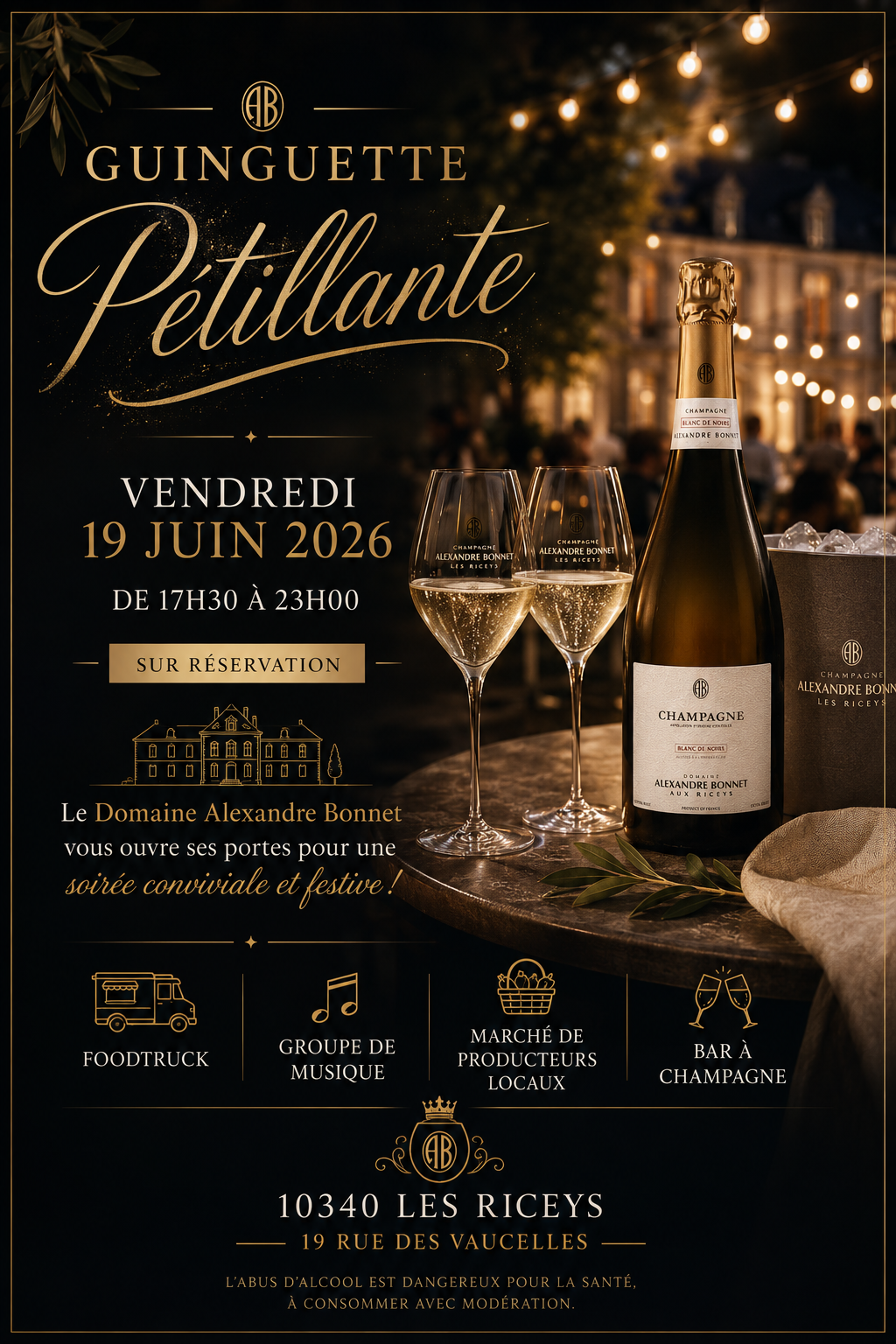 Soirée festive au Domaine Alexandre BONNET